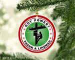 Got Power? Thank a Lineman Porcelain Christmas Ornament
